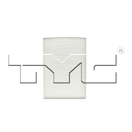 Tyc Tyc Cabin Air Filter, 800087P 800087P